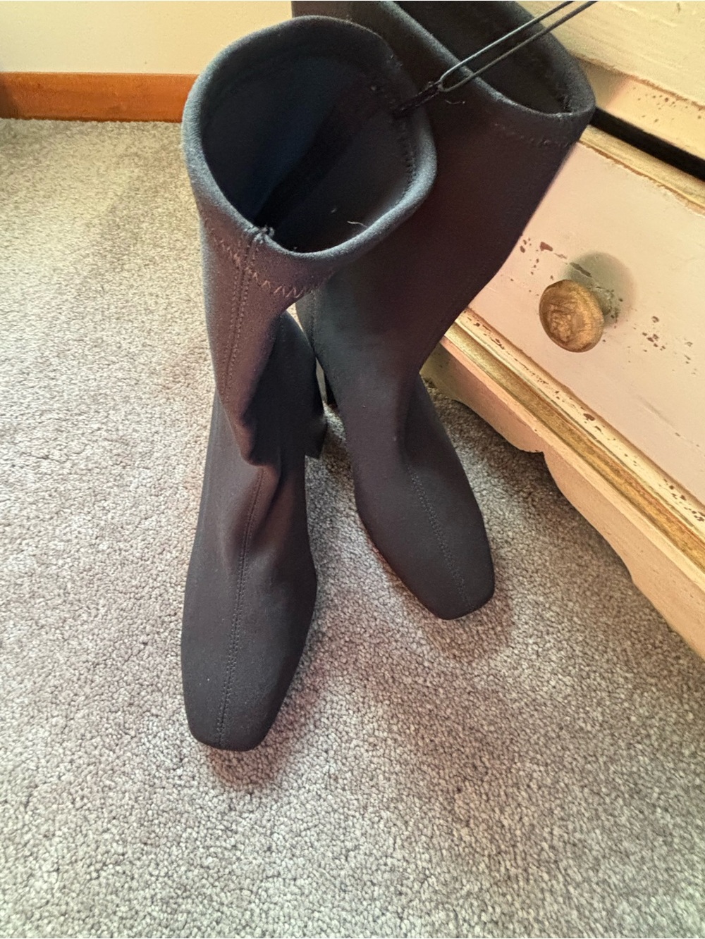 Black Ankle Stretch Booties